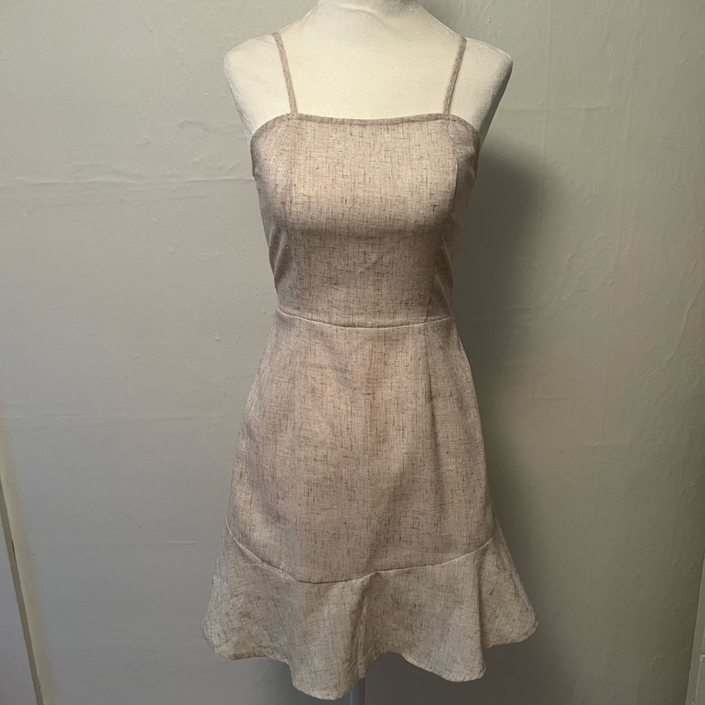 Tan dress